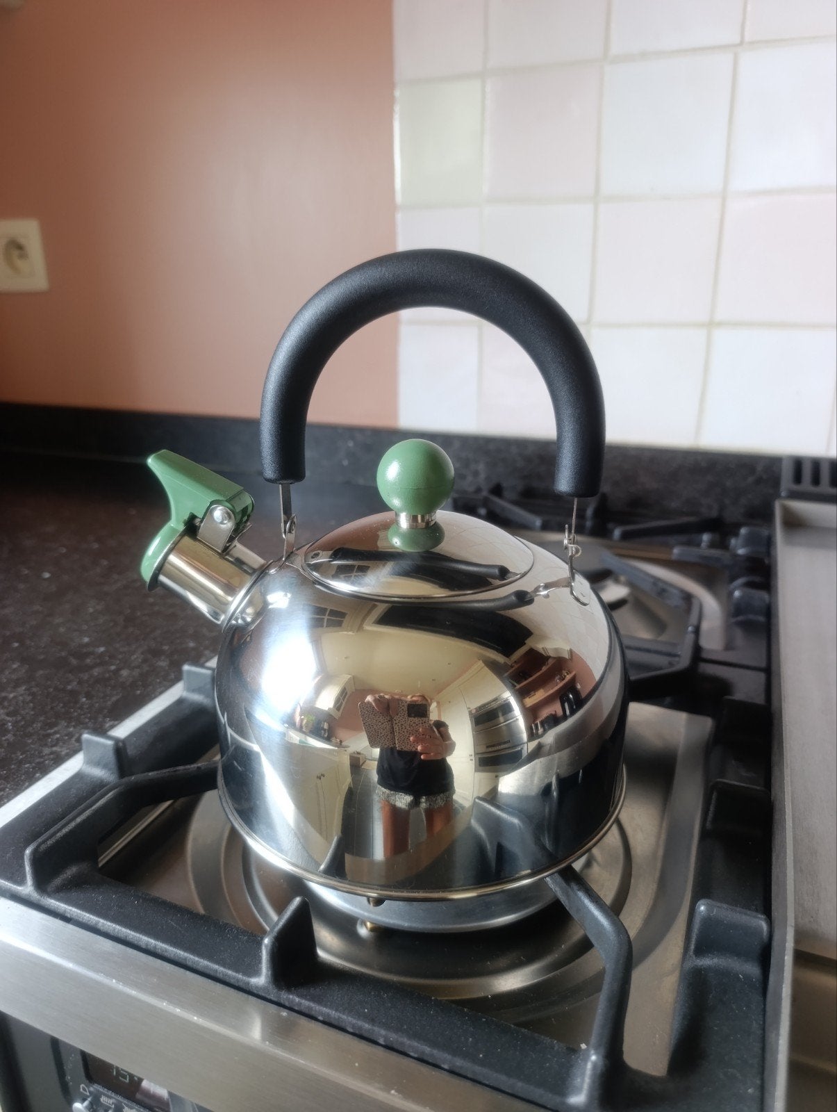 Bo Camp fluitketel 1,2L, Maison & Meubles, Cuisine | Casseroles & Poêles, Enlèvement ou Envoi, Comme neuf, Aluminium, Casserole