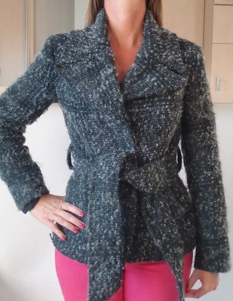 Mooie jas - tweed, Ophalen of Verzenden, Gedragen, Maat 38/40 (M)