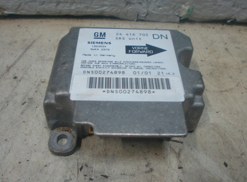 BOITIER AIRBAG Opel Astra G (F07) (24-416-705-dn), Autos : Pièces & Accessoires, Opel, Opel Automobile GmbH, Utilisé, Kontakt-opel@opel.com
