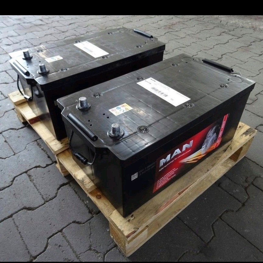 MAN Genuine AGM 12V 210Ah 1200A.accu, Ophalen of Verzenden, Gereviseerd