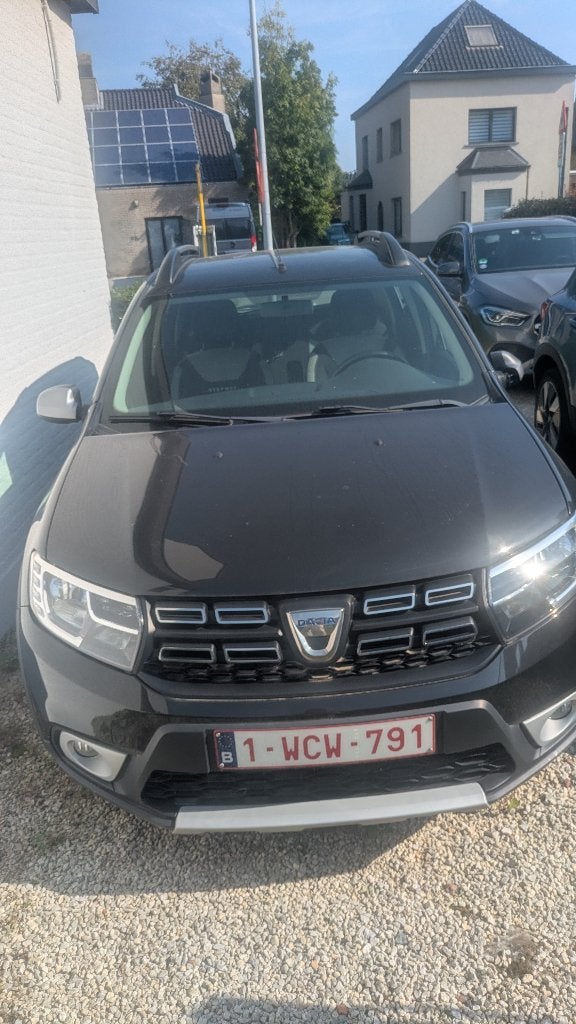 Dacia Sandero Stepway 0.9, Auto's, 898 cc, Stof, Zwart, 5 zetels