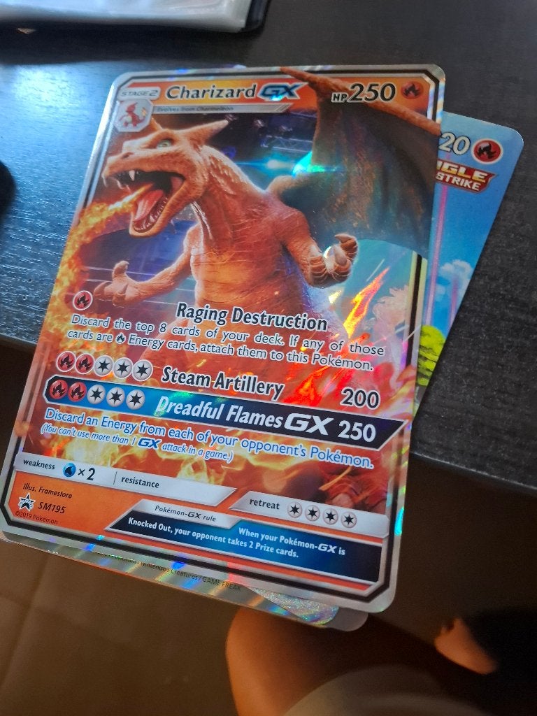 pokemon karten jumbo charizard gx, Enlèvement ou Envoi, Comme neuf, Cartes en vrac