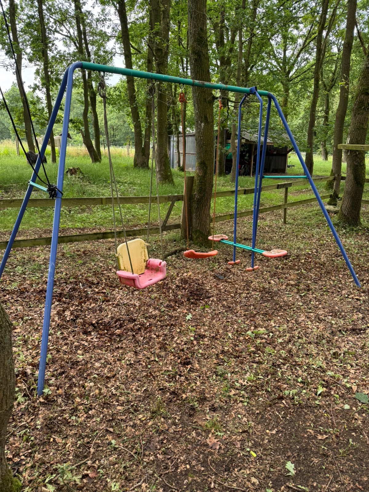 Schommel, Kinderen en Baby's, Speelgoed | Buiten | Speeltoestellen, Ophalen, Zo goed als nieuw, Schommel