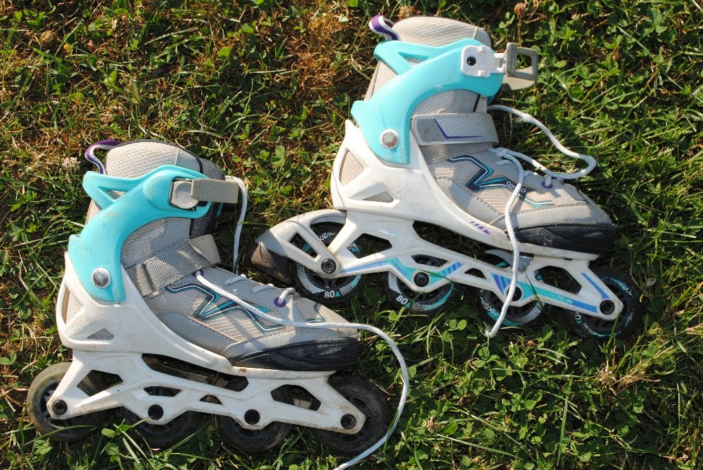 Rollers Oxelo réglables taille 35-36, Sports & Fitness, Autres marques, Rollers 4 roues en ligne, Enlèvement, Utilisé