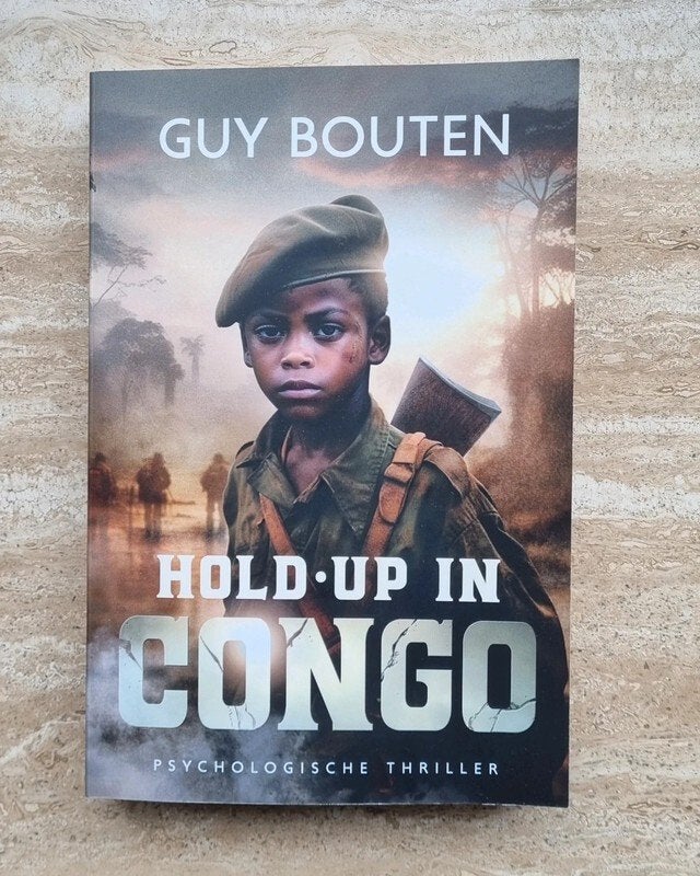 Hold-up in Congo, psychologische thriller van Guy Bouten, Livres, Neuf, Belgique, Guy Bouten, Envoi