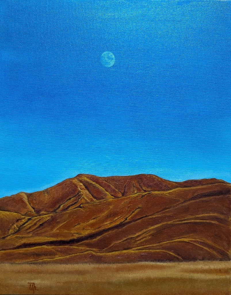"Berglandschap" Schilderij, Antiek en Kunst, Landschap, Verzenden, Olieverf, Handgeschilderd