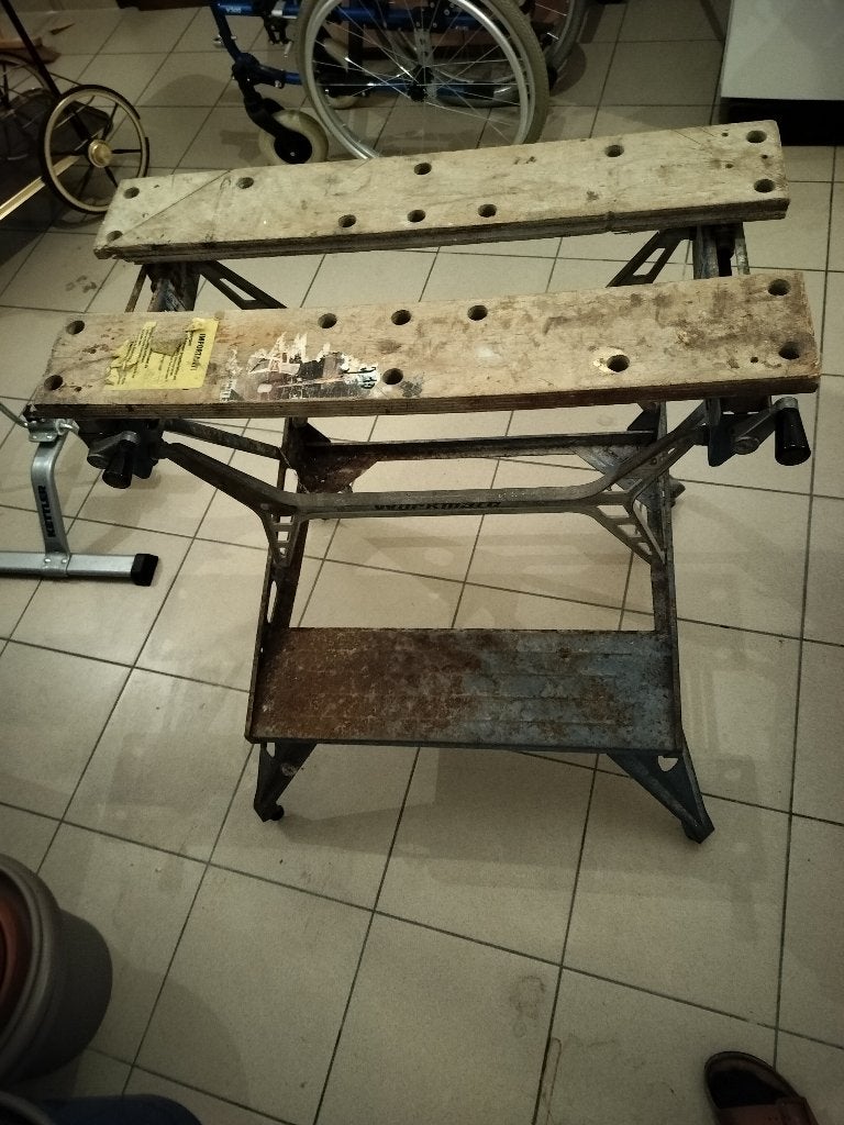 vintage Black & Decker werkbank, Ophalen, Gebruikt