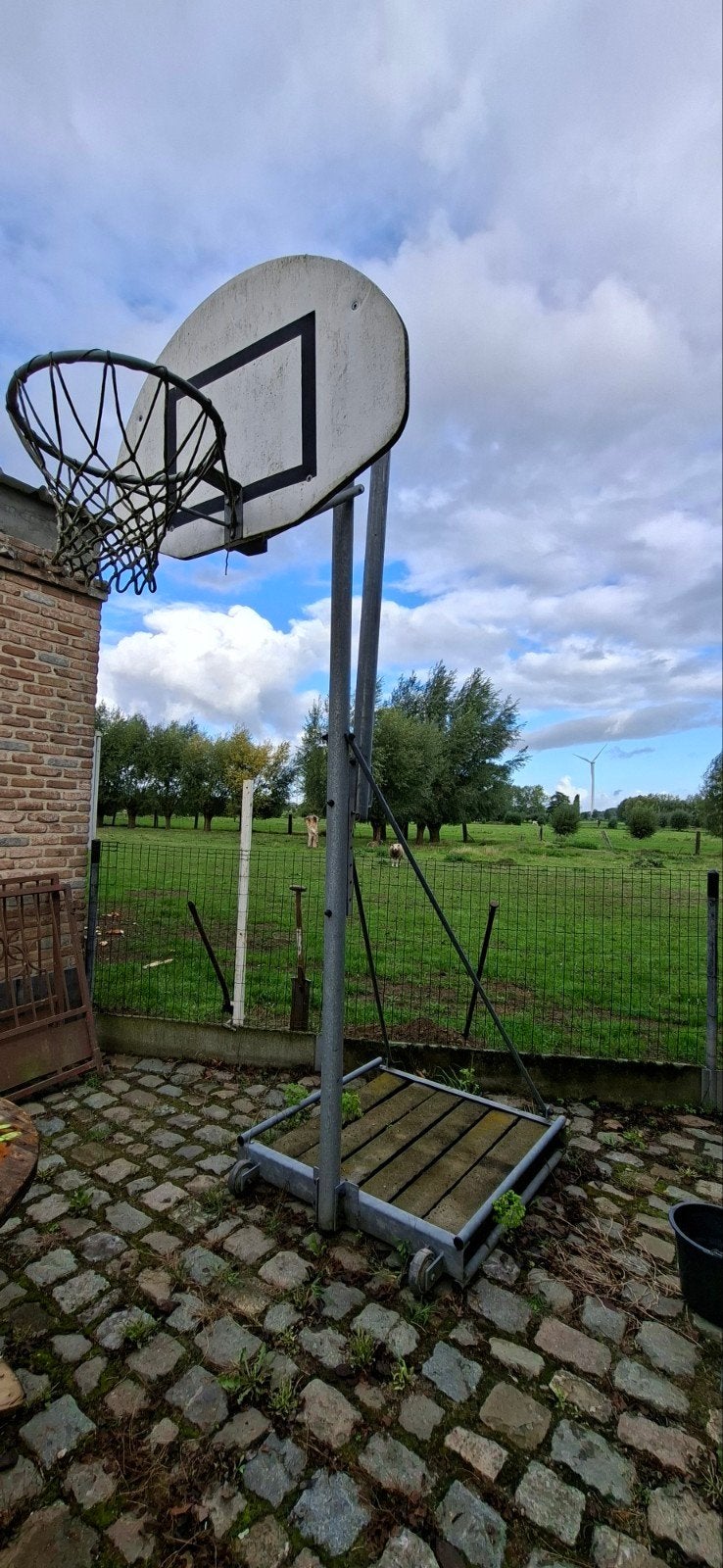 basketbal ring, Sport en Fitness, Basketbal, Ophalen, Gebruikt, Ring, Bord of Paal