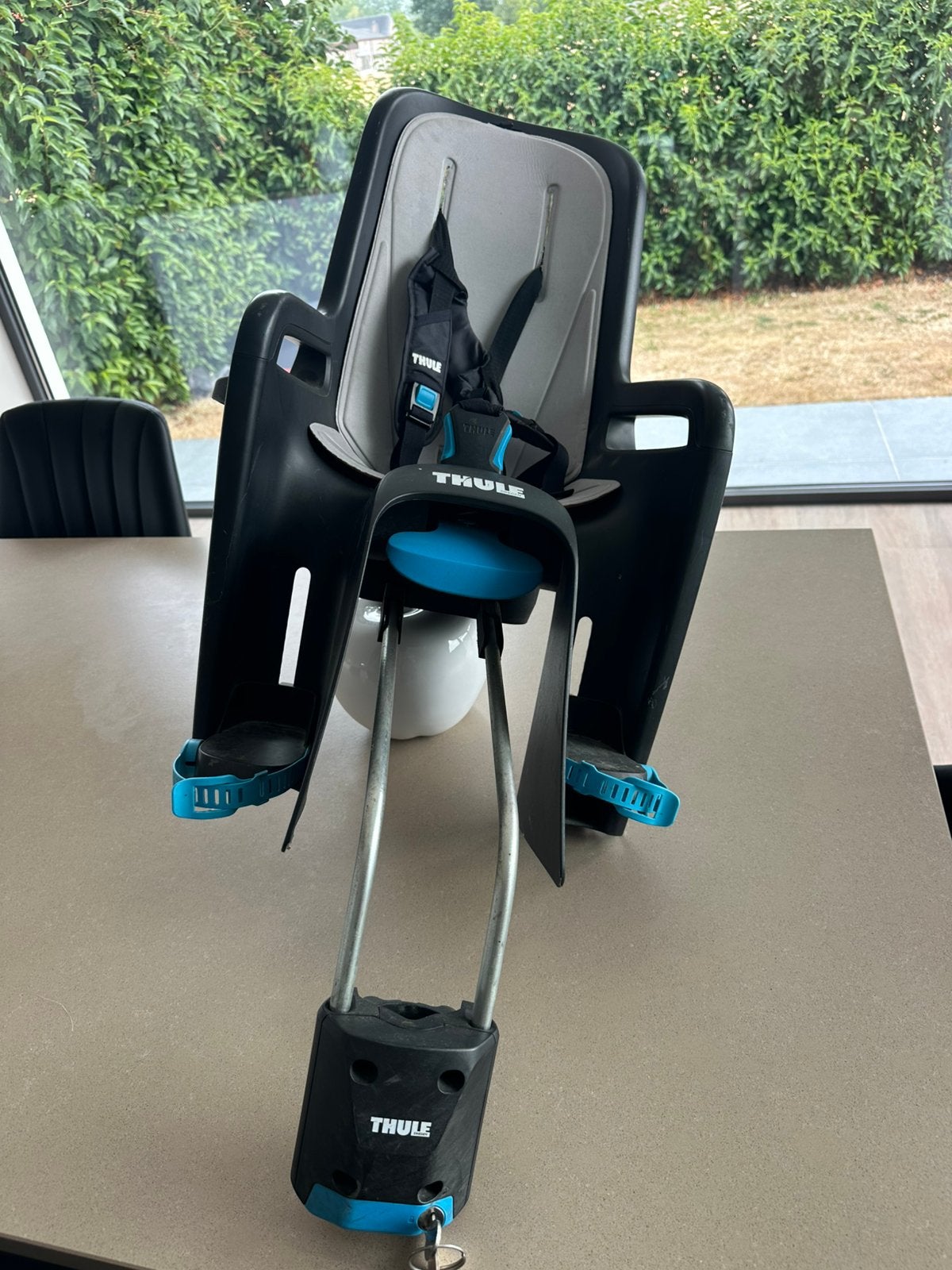 Fietsstoel Thule, Achterzitje, Ophalen, 15 t/m 25 kg, Gebruikt