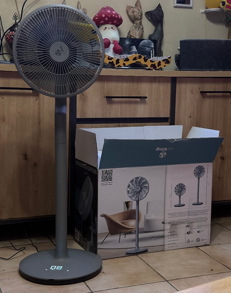 Ventilateur trépied Airking Neuf  avec facture, Electroménager, Ventilateurs, Enlèvement, Ventilateur avec télécommande, Neuf