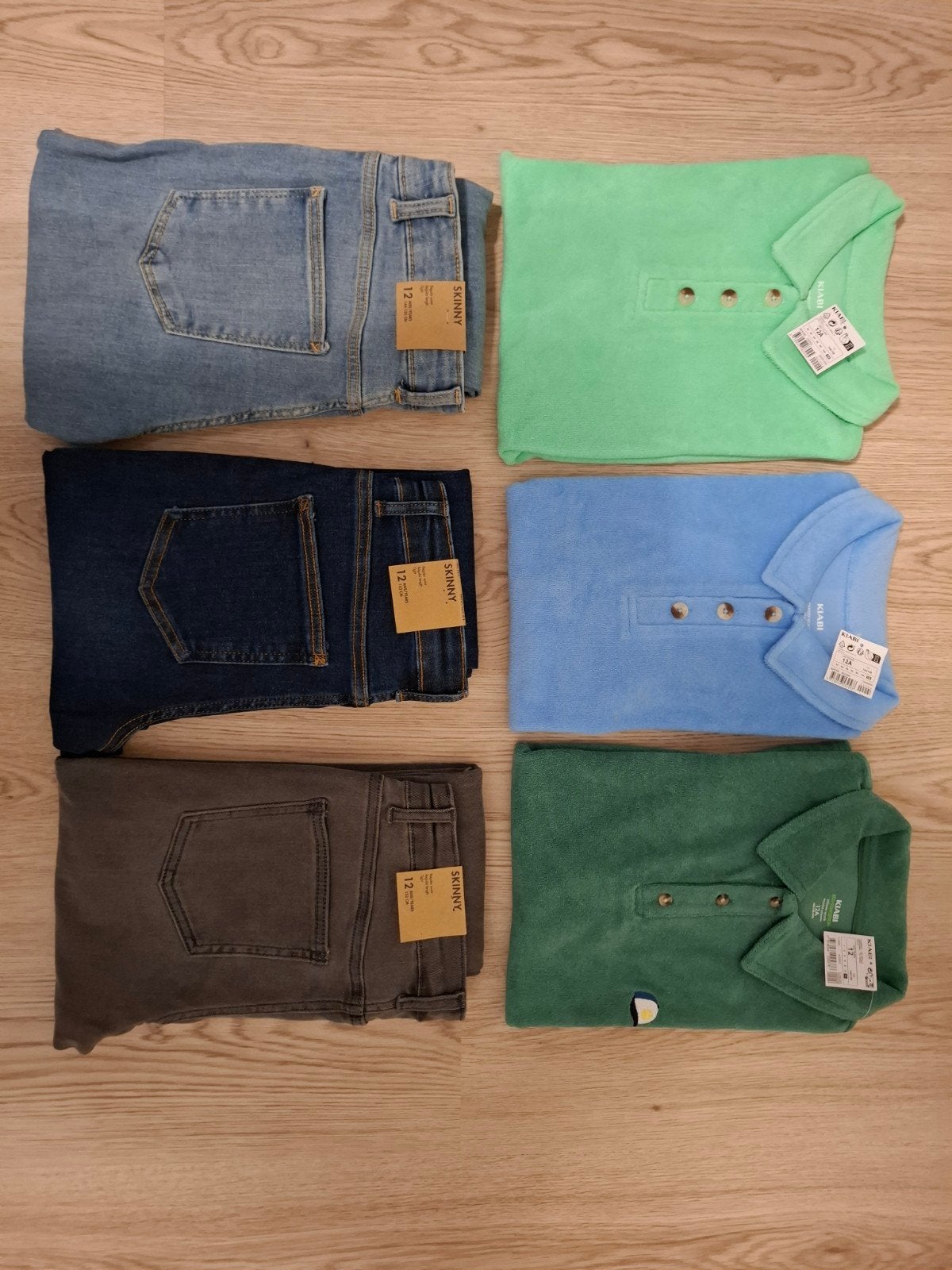 Lot Jeans et polos garçon/ 12 Ans/ NEUF/ Valeur: €55, Enlèvement, Neuf, Taille 152