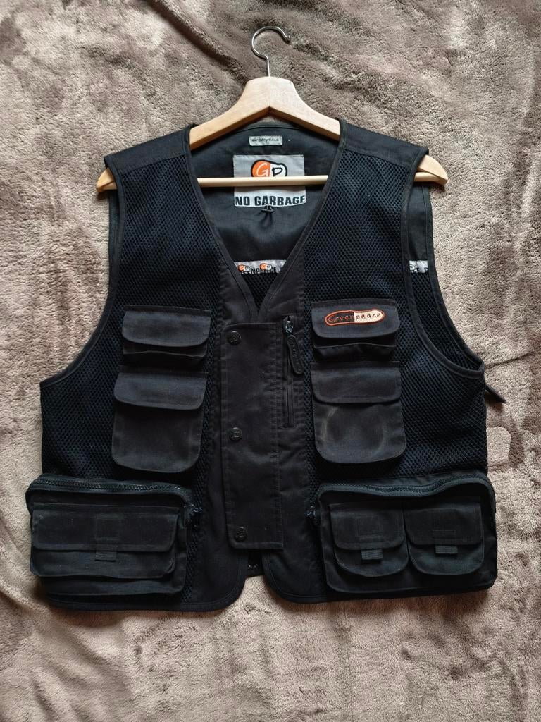 Gilet de pêche "Greenpeace" : taille Medium, Sports nautiques & Bateaux, Pêche à la ligne | Général, Comme neuf, Vêtements, Enlèvement ou Envoi