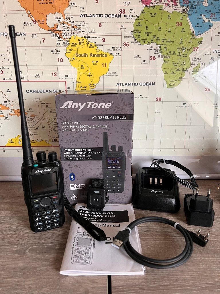 Anytone AT-D878 UV II PLUS, Ophalen of Verzenden, Zo goed als nieuw, Zender en Ontvanger