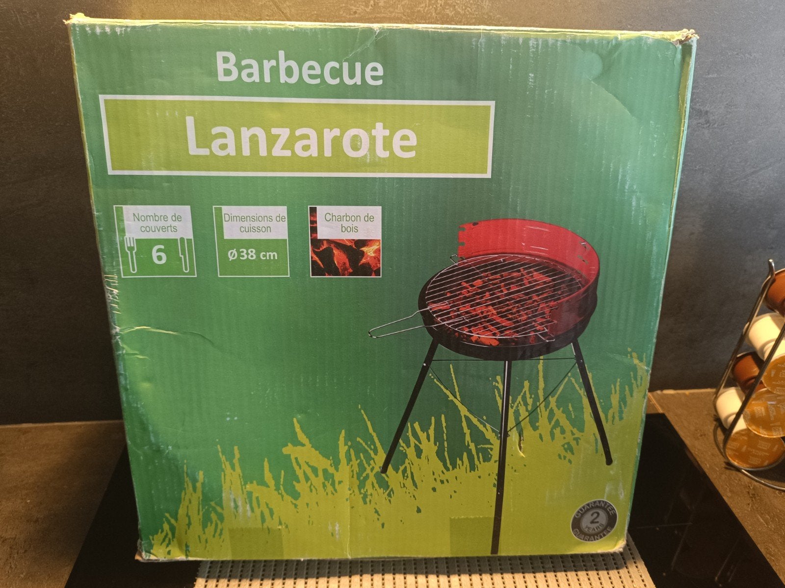 BBQ nieuw in de doos voor 6 personen, Enlèvement