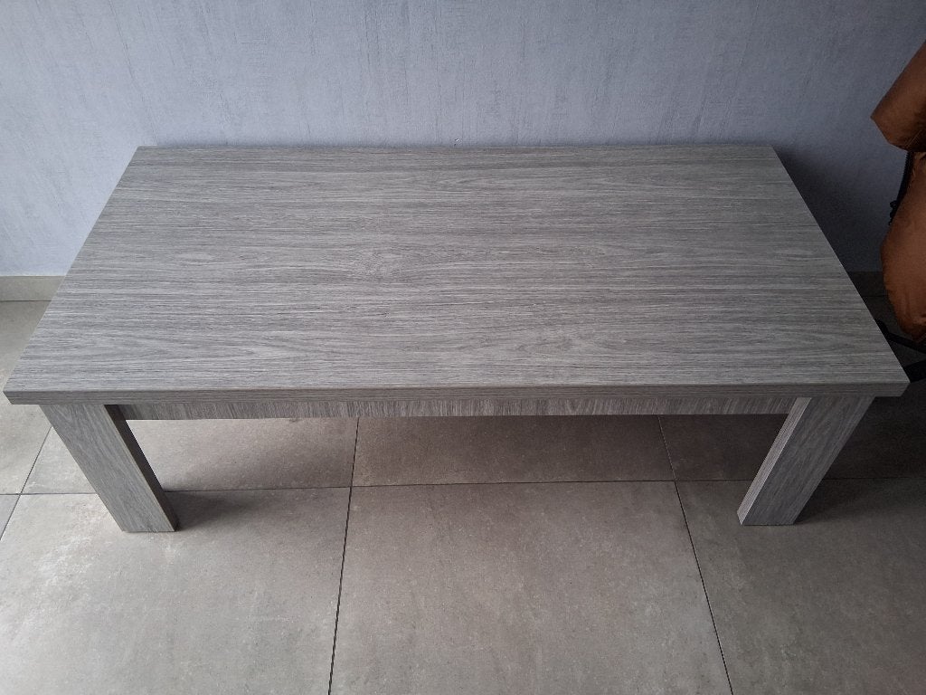 Salontafel grijs, Ophalen, Gebruikt, 100 tot 150 cm, 50 tot 100 cm