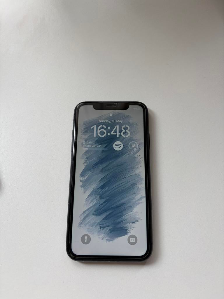 Iphone 11, Telecommunicatie, Mobiele telefoons | Apple iPhone, Gebruikt, Zwart, 72 %, 64 GB