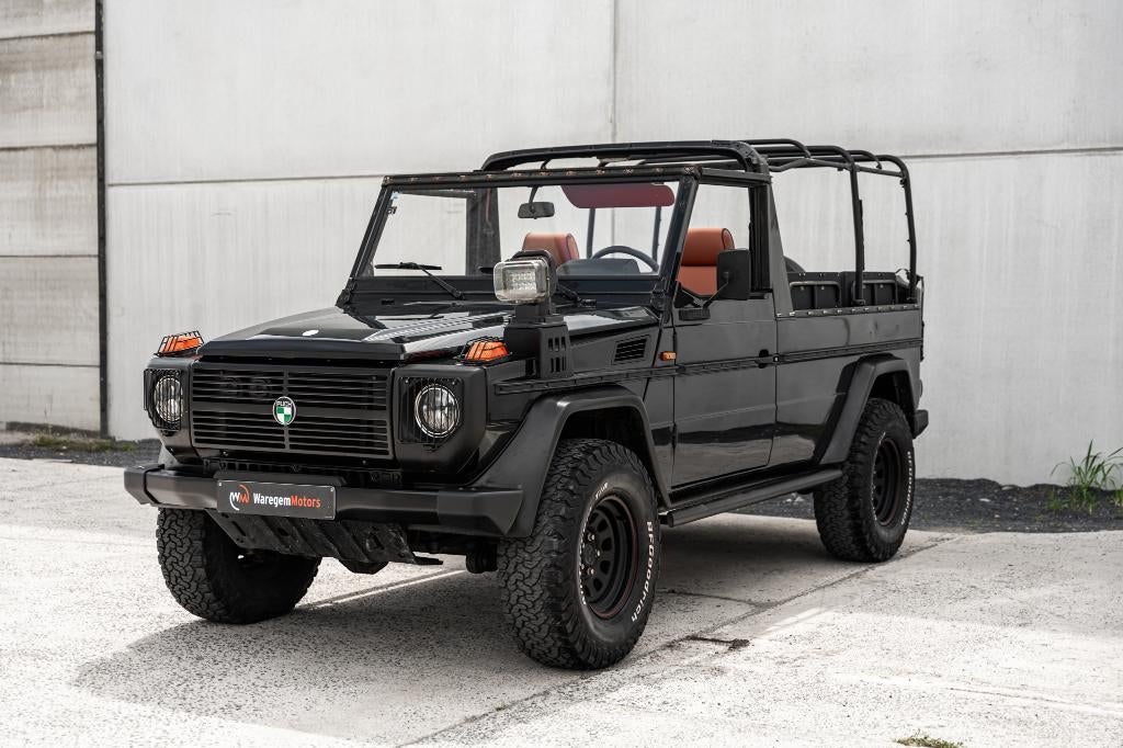 Mercedes G300 GD Puch Cabrio (1986)- Brown leather - 8 seats, Auto's, Mercedes-Benz, Bedrijf, Te koop, G-Klasse, Lederen bekleding