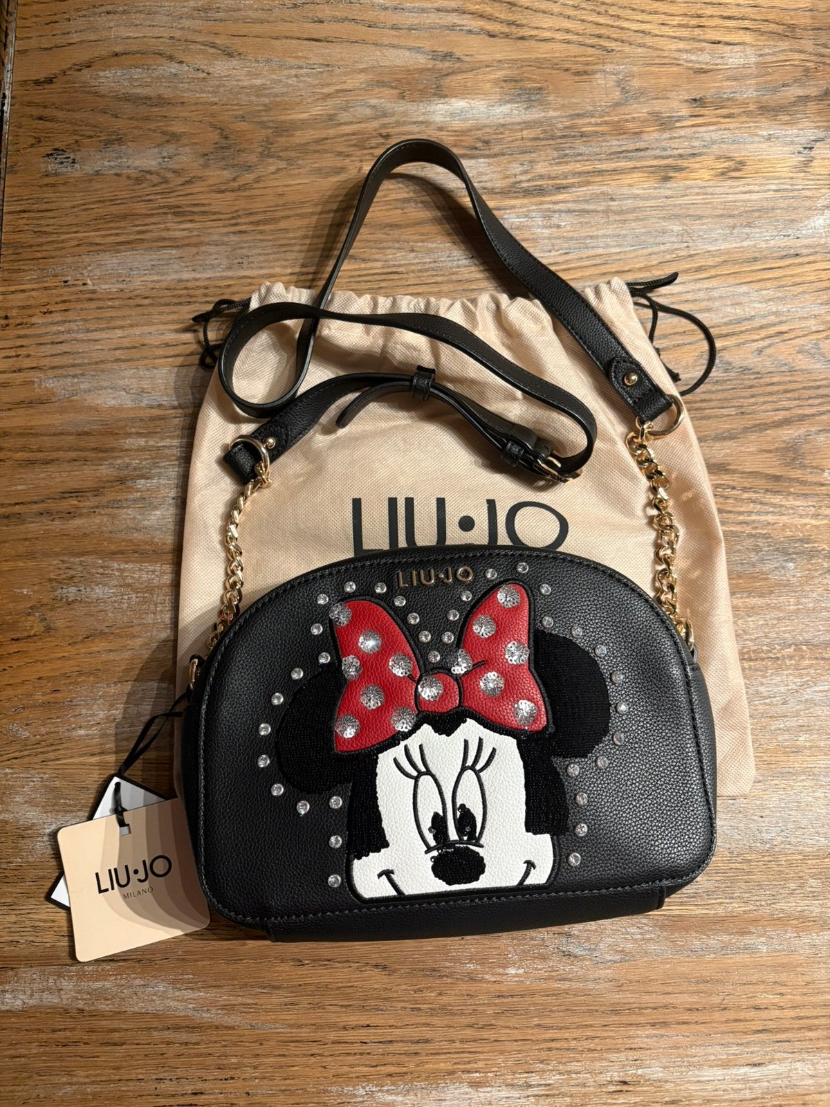 Liu Jo handtas Minnie Mousse, Ophalen of Verzenden, Nieuw, Zwart, Overige merken