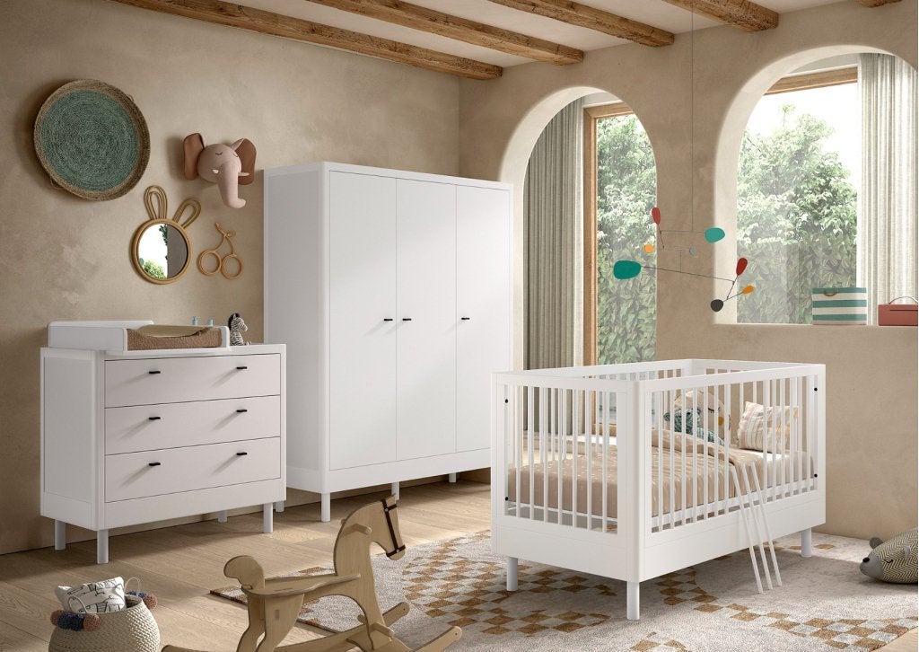 Forrest Beech baby-/peuterkamer - 70x140 - Wit beuken, Kinderen en Baby's