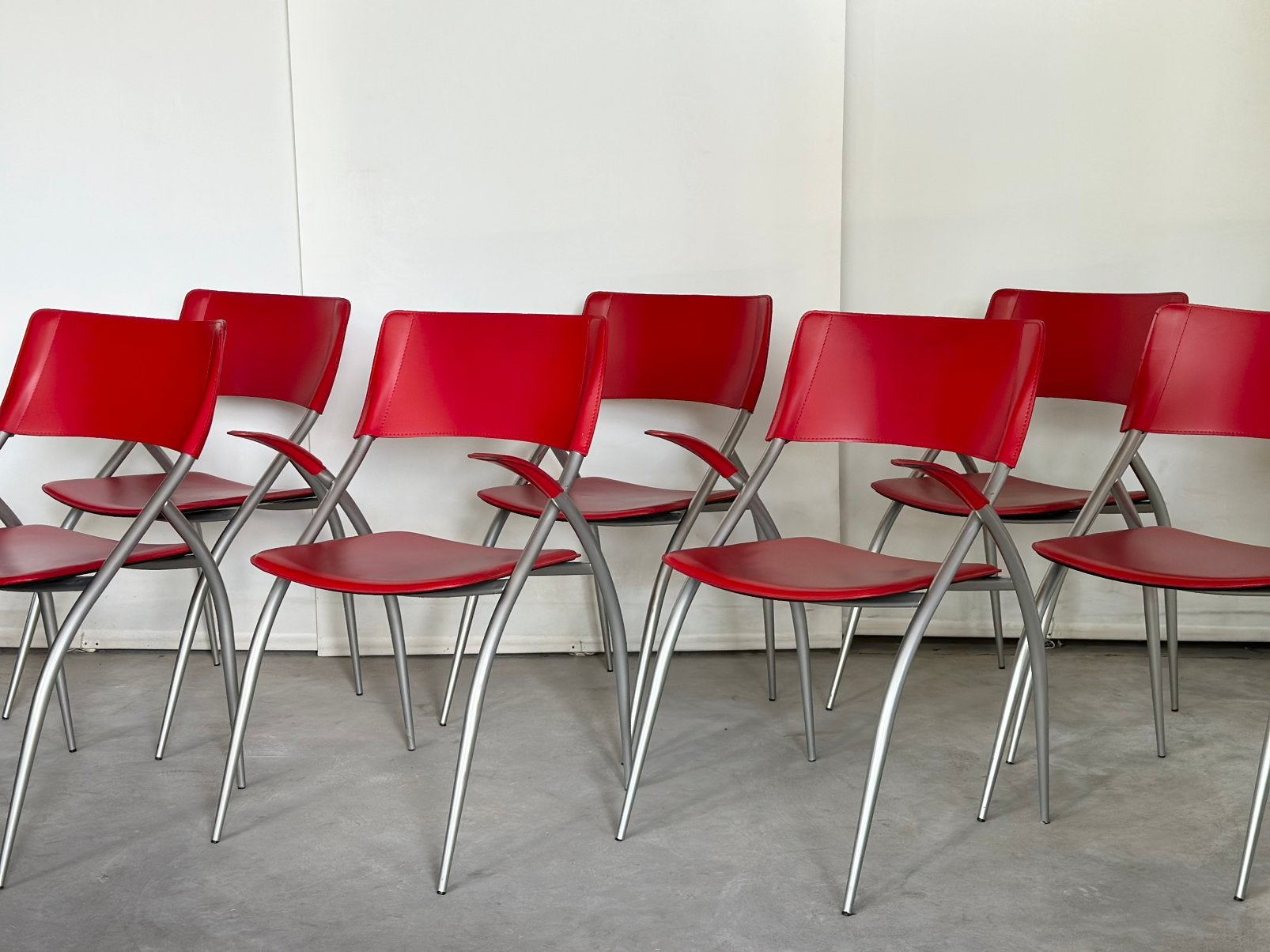 Vintage design eetkamerstoelen by Calligaris, Ophalen