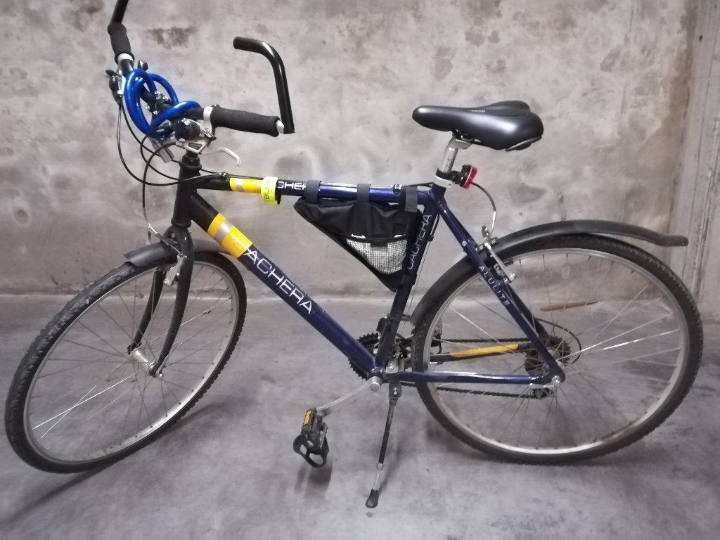 Herenfiets Cachera Alulite 3x7 versnellingen, Gebruikt, Velgrem, Versnellingen, 61 tot 65 cm