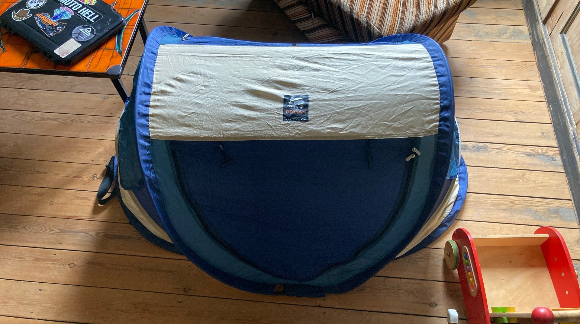 Deryam pop up kindertent met slaapzak en matras, Ophalen, Zo goed als nieuw, Slaapzak