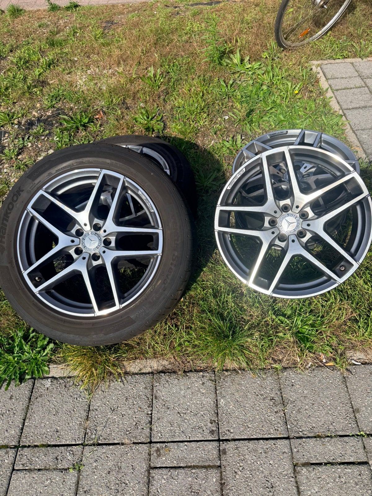 Amg velgen (breedset) in super staat! 235/55/19", Ophalen, Band(en)