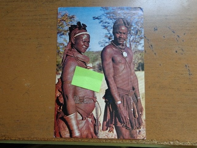 Postkaart Naakt - Ovahimba, South West Africa, Verzenden, 1960 tot 1980, Gelopen, Overige thema's