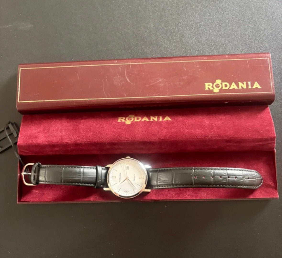 Rodania sapphire nieuw, Handtassen en Accessoires, Horloges | Heren, Ophalen of Verzenden, Nieuw