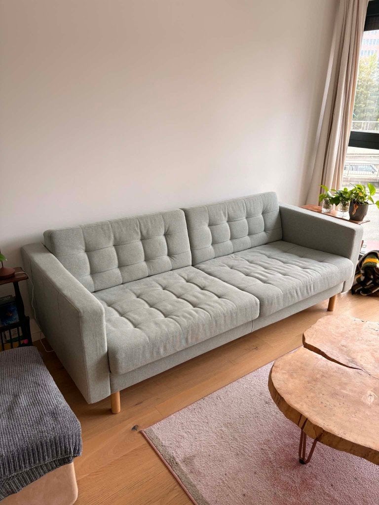 Zetel Ikea - Landskrona -zitsbank, 75 à 100 cm, Banc droit, Bois, Comme neuf