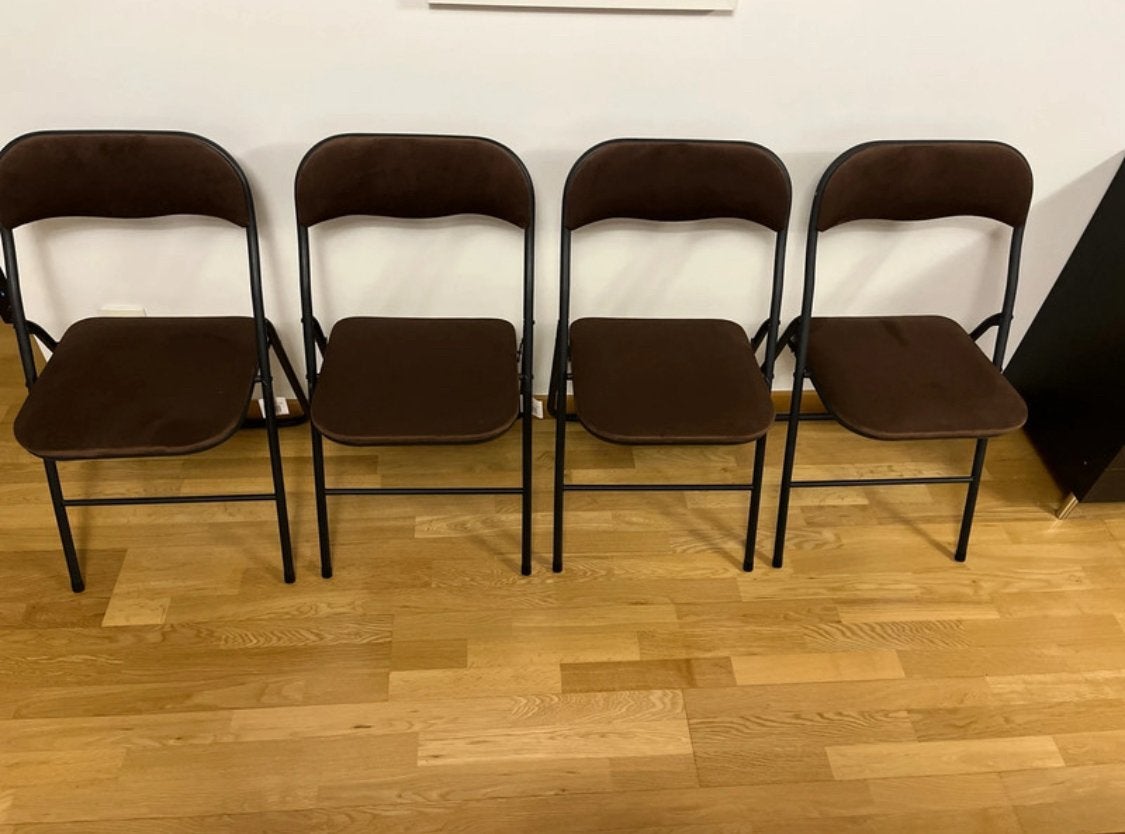Set 4 folding chairs, Enlèvement, Neuf, Autres couleurs, Quatre