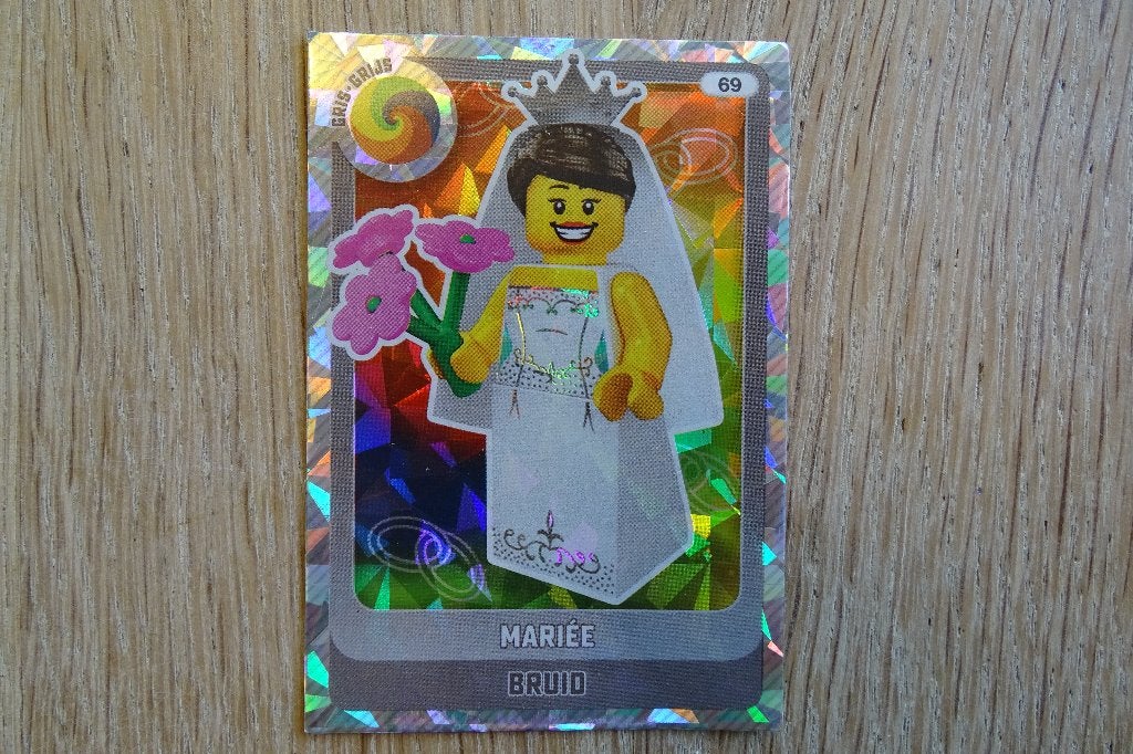 Lego kaart 'bruid' n°69, Ophalen of Verzenden