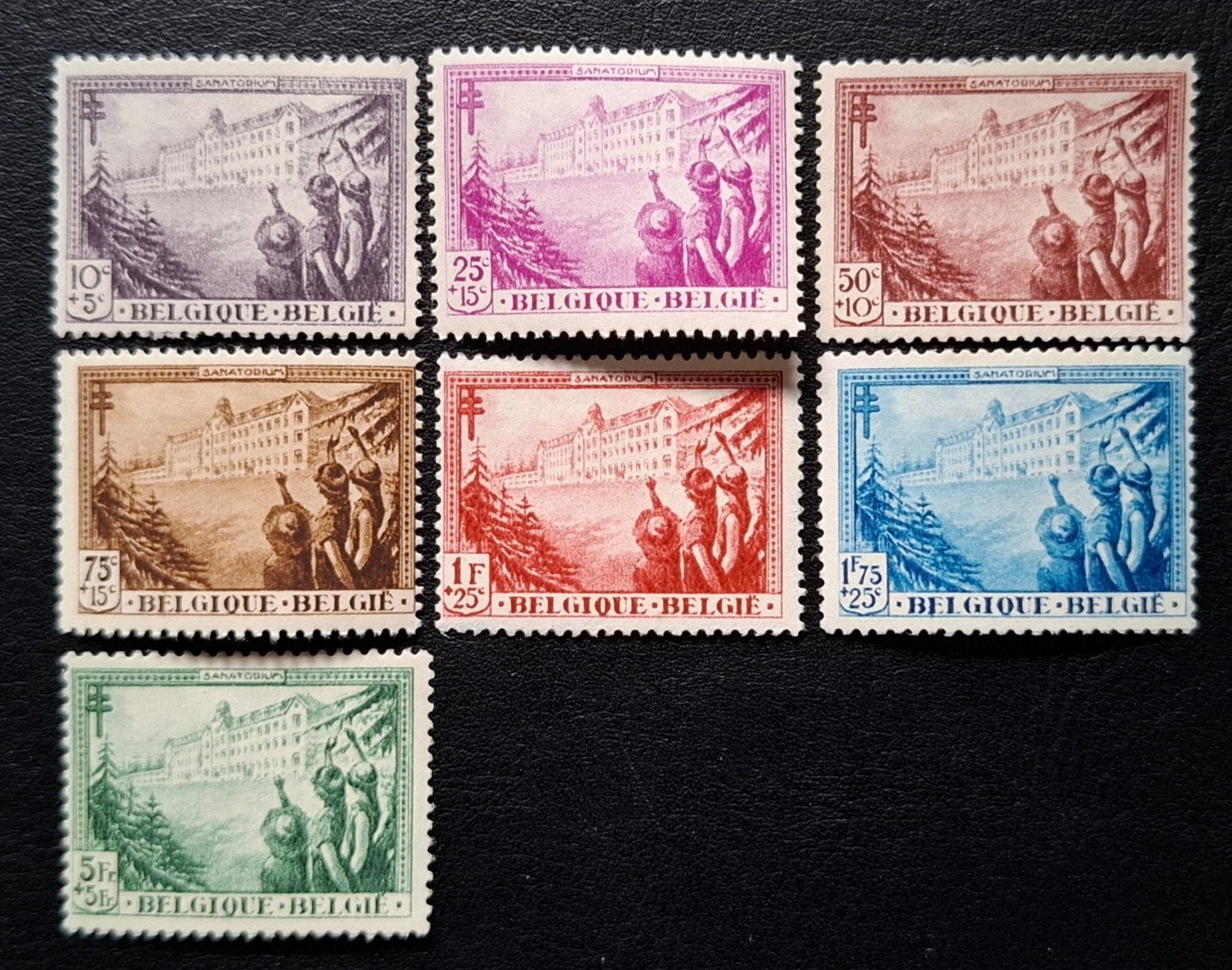 Belgique : COB 356/62 ** Antituberculeux 1932., Timbres & Monnaies, Timbres | Europe | Belgique, Sans timbre, Neuf, Enlèvement ou Envoi