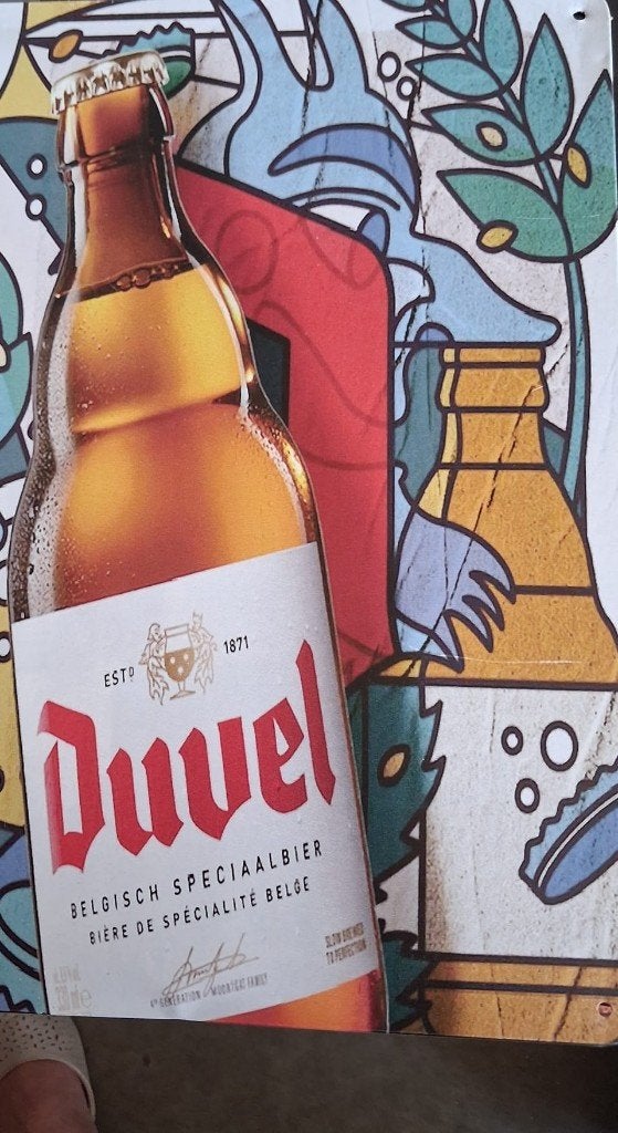 duvel reclameborden, Enlèvement, Neuf, Panneau, Plaque ou Plaquette publicitaire, Duvel