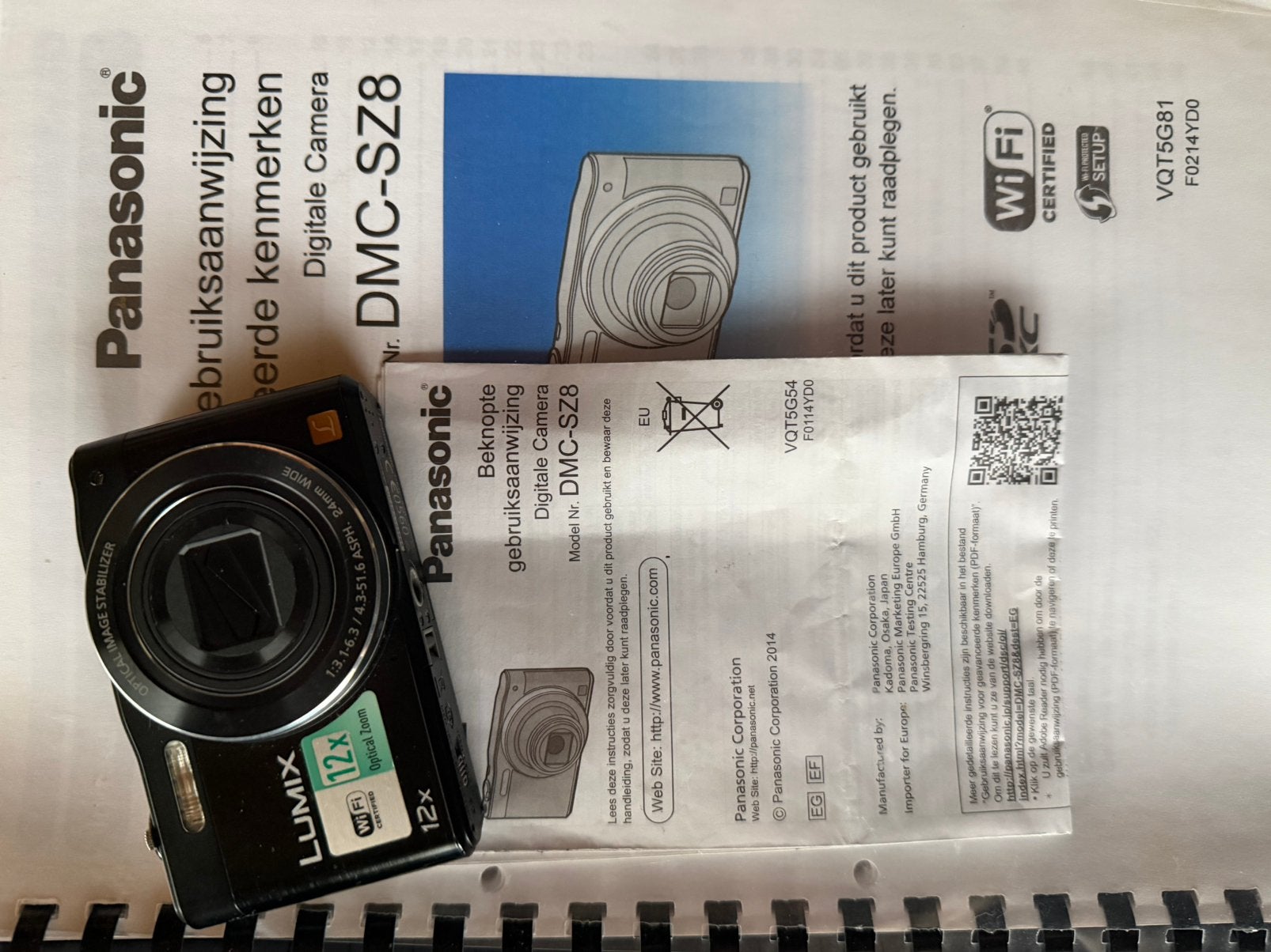 Panasonic Lumix DMC-SZ8 compacte digitale camera, Panasonic, Enlèvement ou Envoi, Comme neuf, 8 fois ou plus