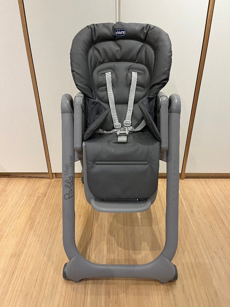 Chaise Chicco, Enfants & Bébés, Chaises pour enfants, Comme neuf, Chaise pliante, Plateau amovible, Ceinture(s), Réducteur de chaise
