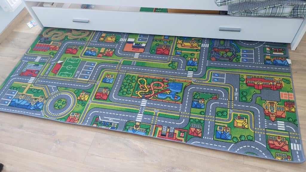 Speelmat auto's, Ophalen