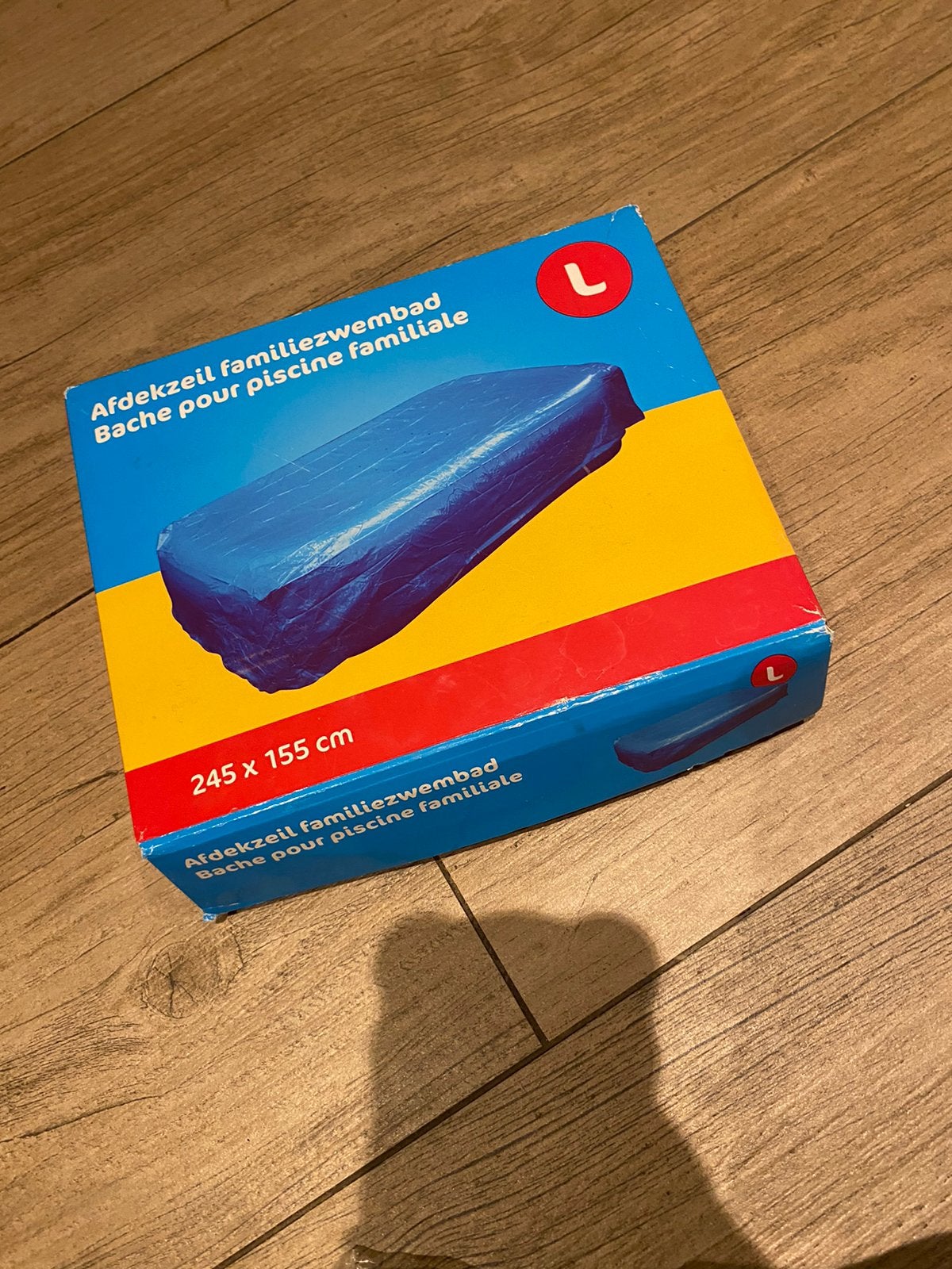 NIEUW! Blauwe Afdekzeil voor familiezwembad, Jardin & Terrasse, Enlèvement, Neuf, Couverture de piscine