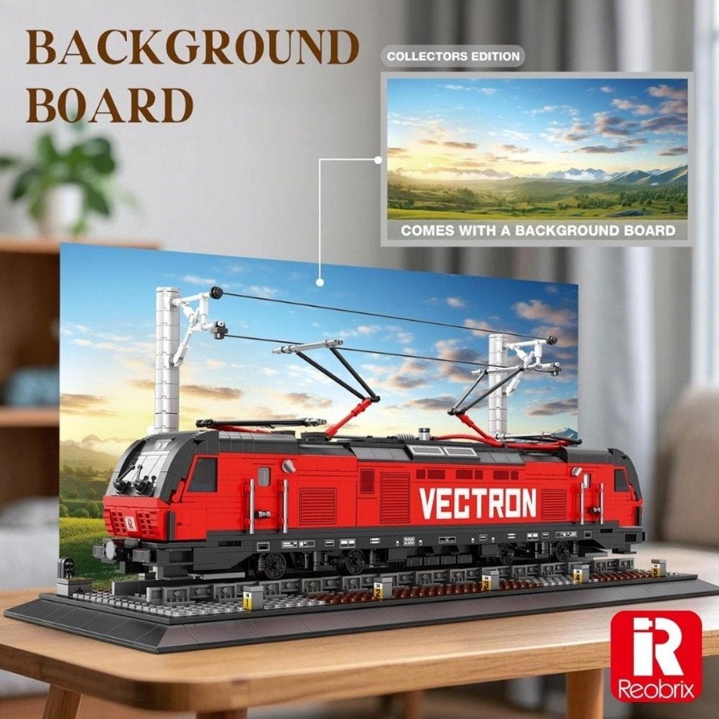 Reobrix 66019 Vectron locomotief, alternatief voor Lego, Neuf, Instructions incluses, Enlèvement ou Envoi, Lego
