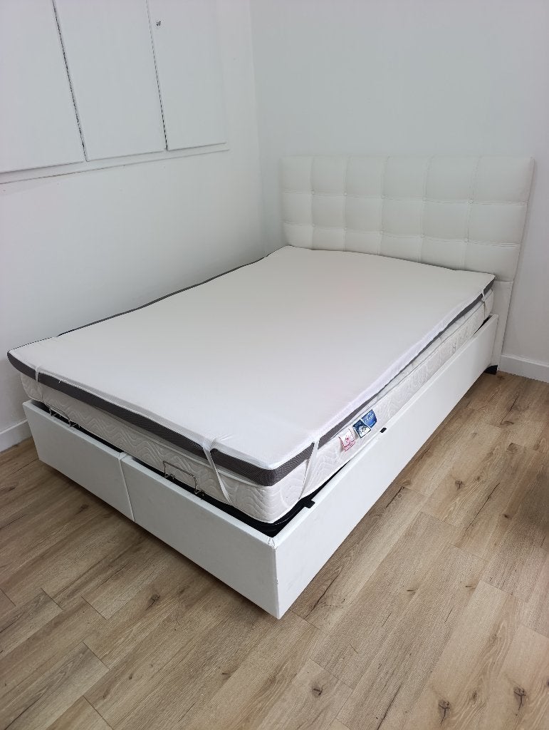 Boxspring 140x200 Levering GRATIS €160 0488790706, Huis en Inrichting, Ophalen, Gebruikt, Tweepersoons, 140 cm