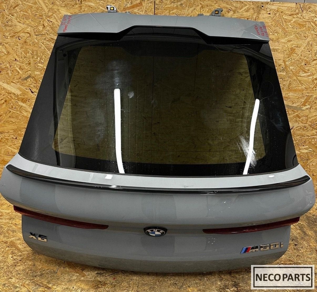 BMW X6 G06 ACHTERKLEP ORIGINEEL COMPLEET ALLES LEVERBAAR!!!, Arrière, -, Haillon arrière, Utilisé