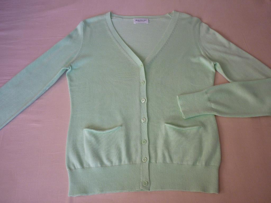 Katoen-Rayon Vest Repeat, Kleding | Dames, Repeat, Ophalen of Verzenden, Zo goed als nieuw, Maat 36 (S)