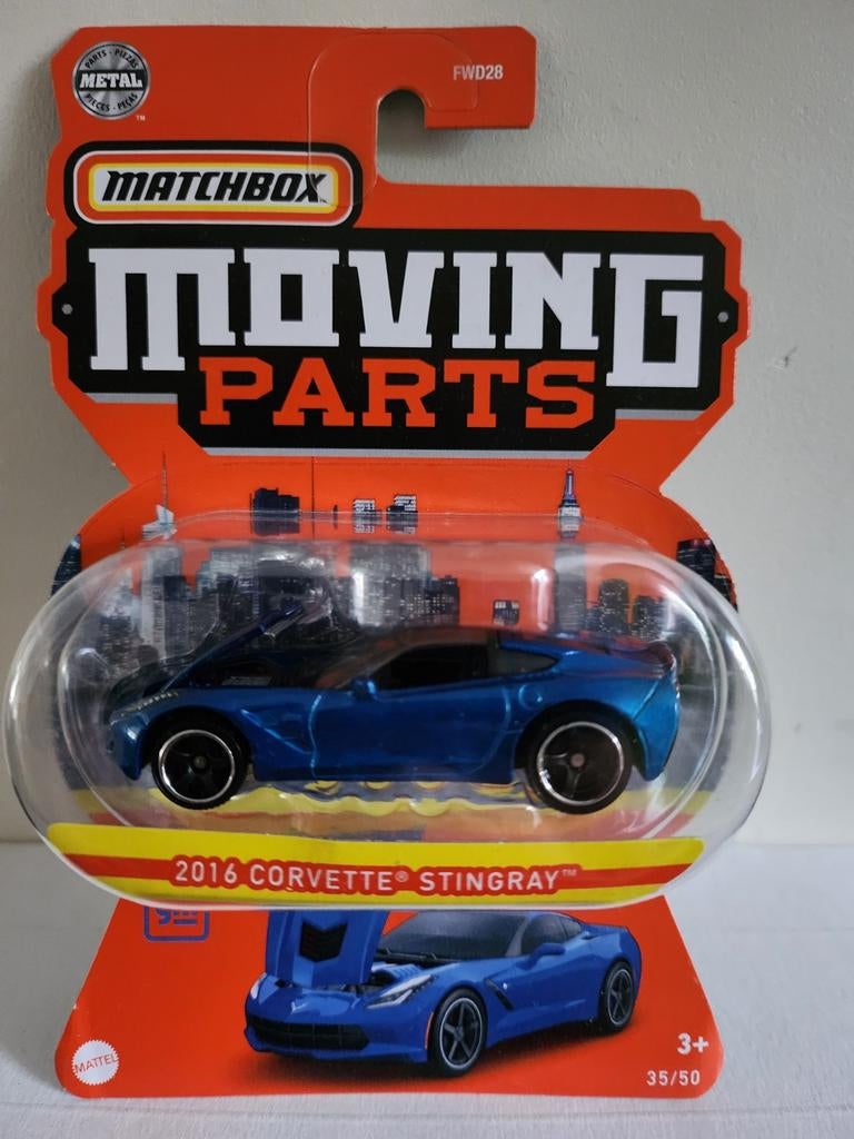Matchbox Moving Parts 2016 Corvette Stingray (2022), Ophalen of Verzenden