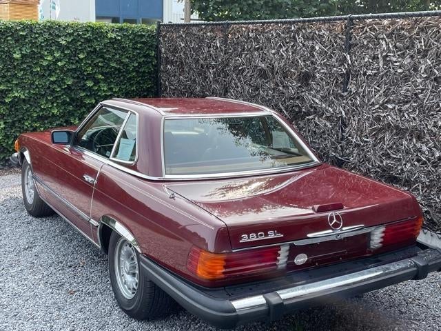 Mercedes 380 SL R107 Roadster Orient red 1983, foto 12