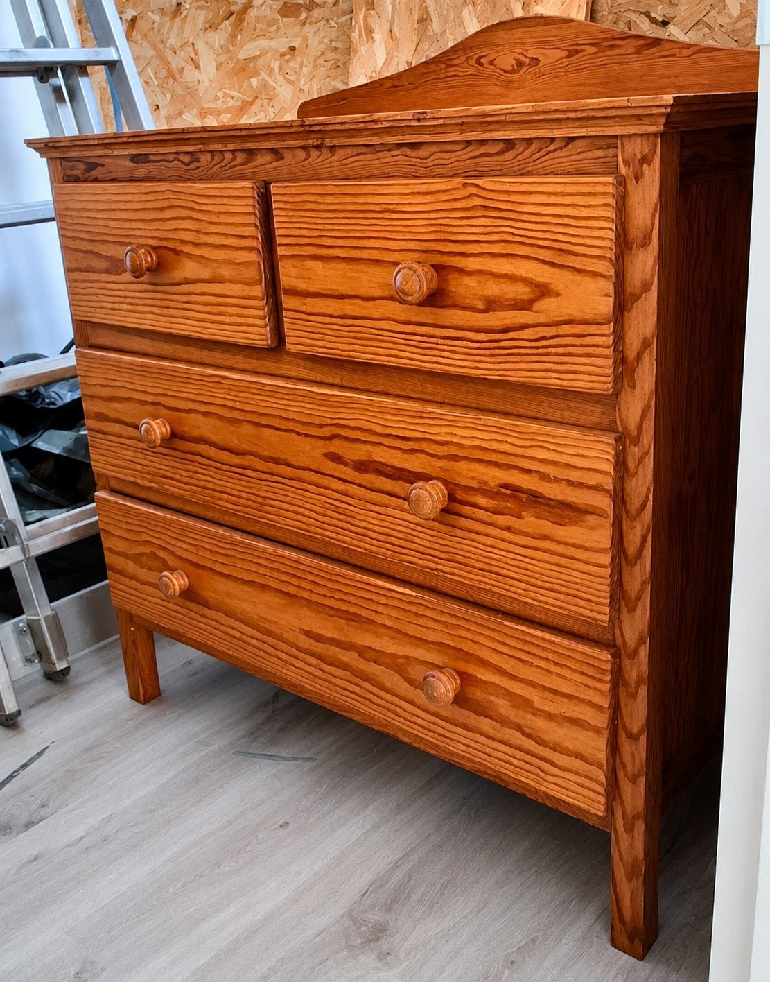 grenen dressoir - vintage, Ophalen, Gebruikt, Vintage, 50 tot 100 cm