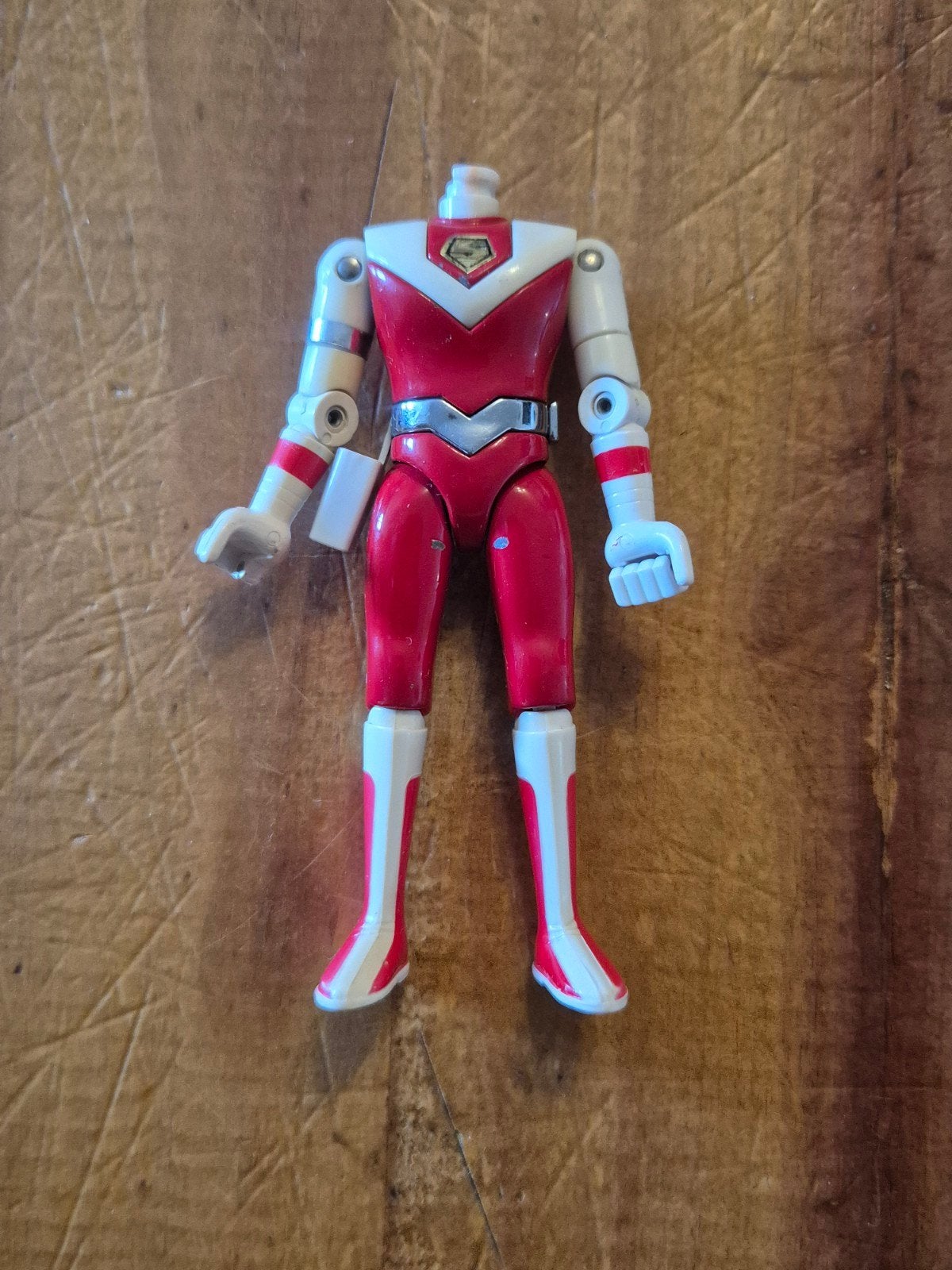 Bioman 2 Maskman force rouge vintage, Enlèvement ou Envoi, Utilisé
