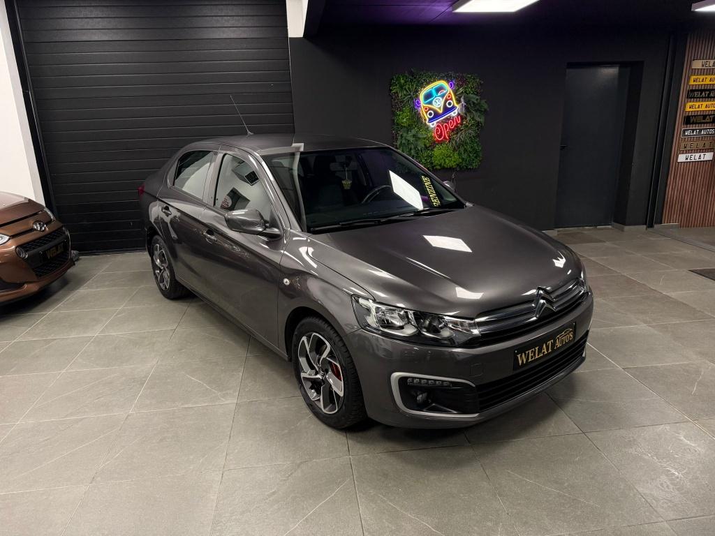 CITROEN C-ELYSEE 2019 BENZINE TOPSTAAT, Autos, Bluetooth, Argent ou Gris, Achat, Euro 6
