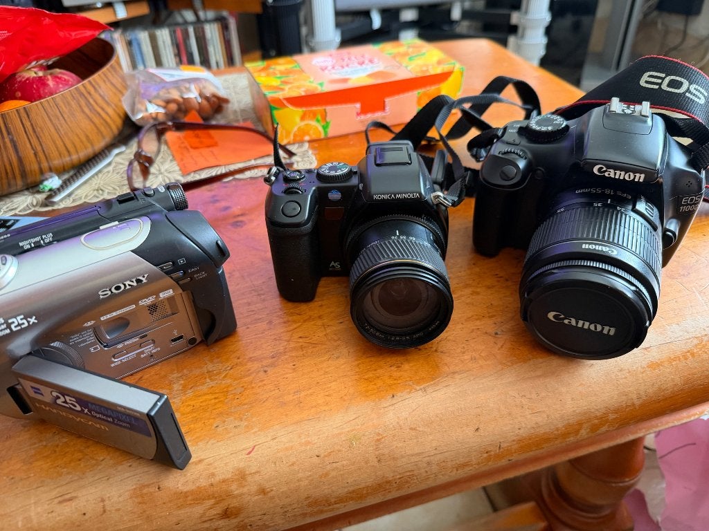 Canon Minolta Sony, Gebruikt, Spiegelreflex, Canon, Oplader