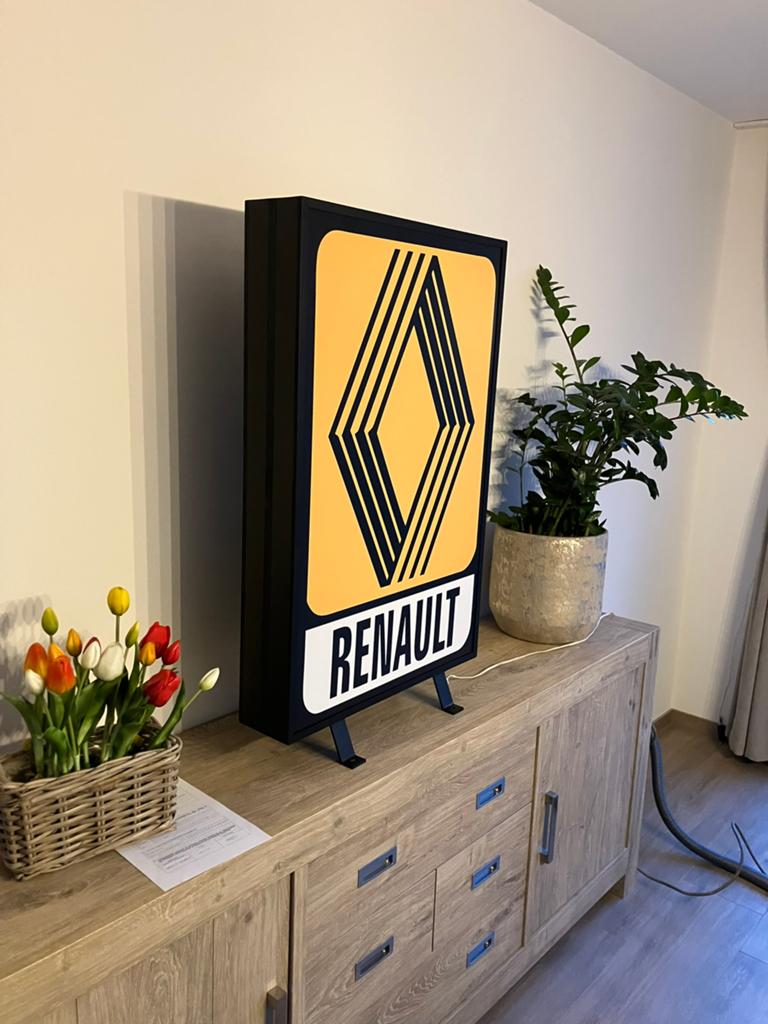 Renault Lichtbak, Verzamelen, Merken en Reclamevoorwerpen, Ophalen, Zo goed als nieuw