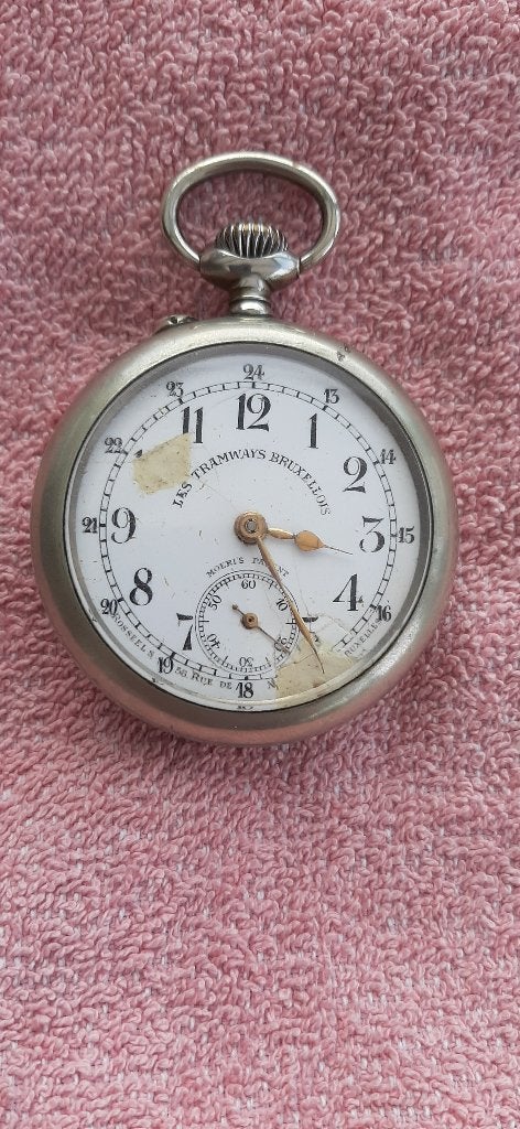 montre de poche, Enlèvement ou Envoi, Autres matériaux, Montre de poche, 1930 à 1960